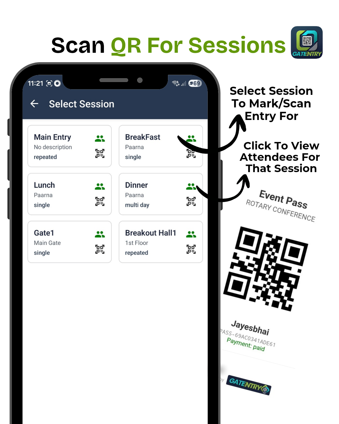 visitor session demo